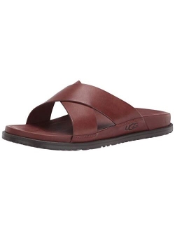 Men's Wainscott Leather Slip-On Slide Sandal