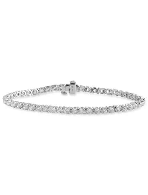 Macy's Diamond Tennis Bracelet (4 ct. t.w.) in 10k White Gold