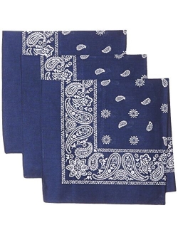 Men's 100% Cotton Multi-Purpose Bandana Gift Sets Headband, Wrap, Protective Coverage