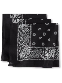 Men's 100% Cotton Multi-Purpose Bandana Gift Sets Headband, Wrap, Protective Coverage