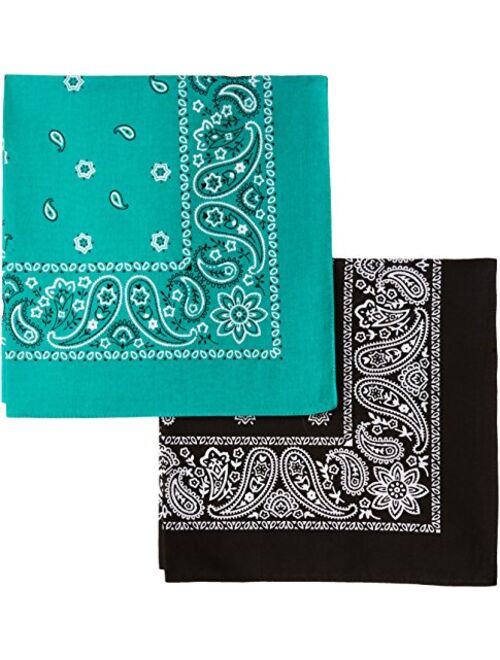 Levi's Men's 100% Cotton Multi-Purpose Bandana Gift Sets – Headband, Wrap, Protective Coverage