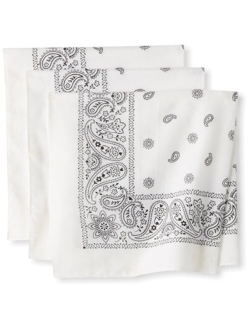 Levi's Men's 100% Cotton Multi-Purpose Bandana Gift Sets – Headband, Wrap, Protective Coverage