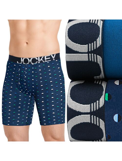 Men's Jockey® 2-Pack Active Stretch Long-Leg Boxer Briefs