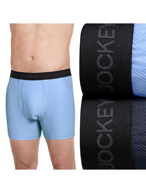 Men's Jockey® Ultimate Freedom 2-pack Long-Leg Boxer Briefs