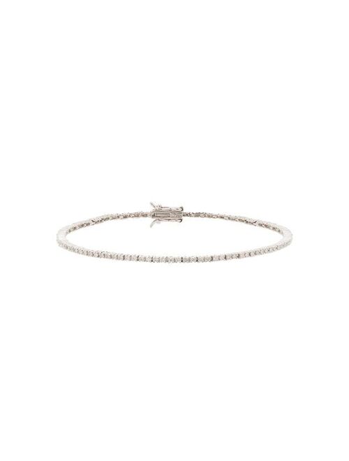 Bottega Veneta Mateo 14K white gold diamond tennis bracelet