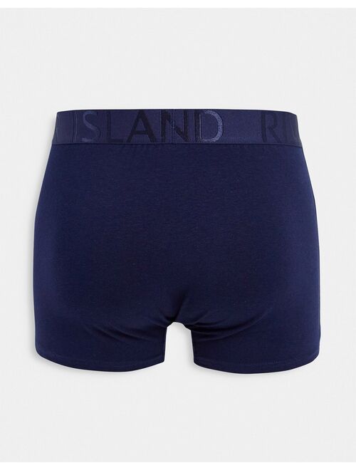 River Island 5-pack boxer briefs in navy