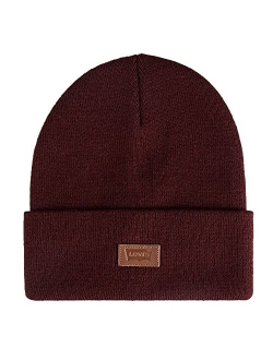 unisex-adult Classic Warm Winter Knit Beanie Hat Cap Fleece Lined for Men and Women Beanie Hat