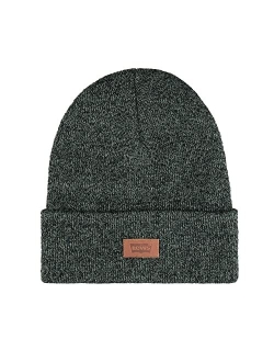 unisex-adult Classic Warm Winter Knit Beanie Hat Cap Fleece Lined for Men and Women Beanie Hat