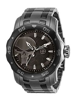 Marvel 32420 Punisher Quartz Gunmetal Dial Men's Watch