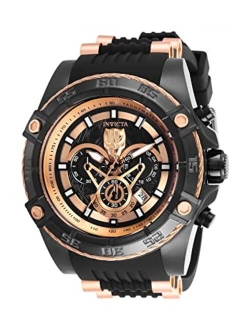 Men's Marvel Quartz Multifunction Black Dial Watch, 26 (Model: 26803, 26804)