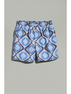 UO 70s Geo Print Swim Short