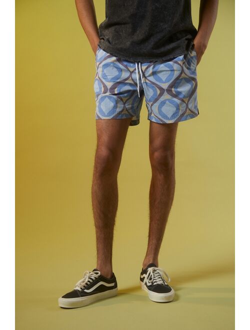 Urban Outfitters UO ‘70s Geo Print Swim Short