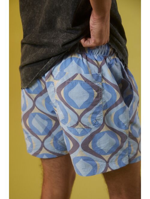 Urban Outfitters UO ‘70s Geo Print Swim Short