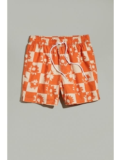 UO Daisy Checkerboard Print Swim Short