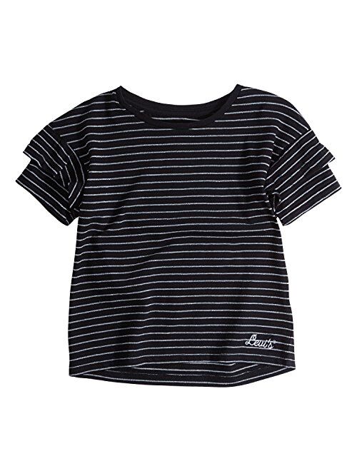 Levi's Girls' Ruffled Oversized Knit T-Shirt