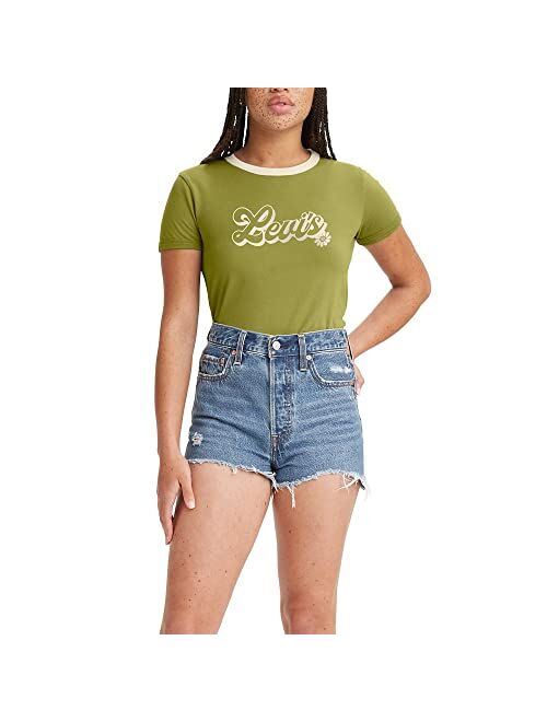 Levi's Women's Perfect Ringer Tee Shirt