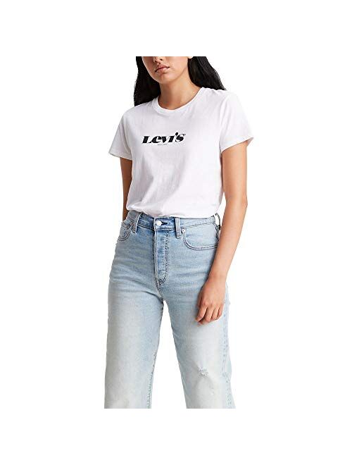 Levi's Women's Perfect Logo Tee Shirt (Standard and Plus)