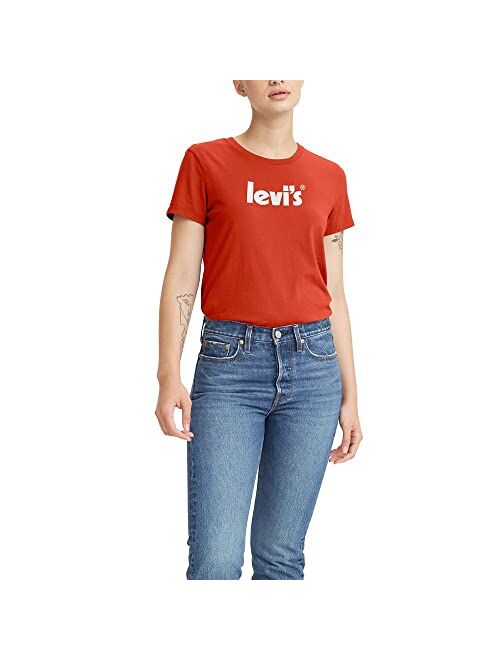 Levi's Women's Perfect Logo Tee Shirt (Standard and Plus)