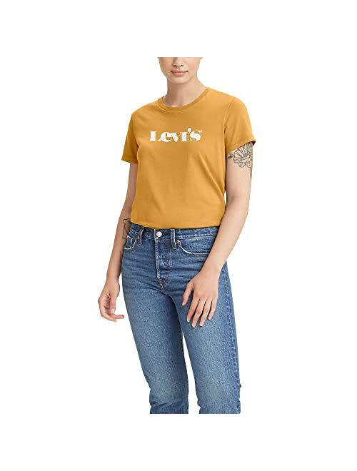 Levi's Women's Perfect Logo Tee Shirt (Standard and Plus)