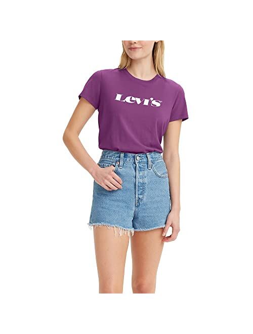 Levi's Women's Perfect Logo Tee Shirt (Standard and Plus)