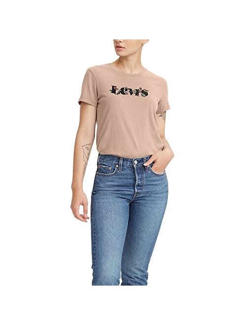 Levi's Women's Perfect Logo Tee Shirt (Standard and Plus)