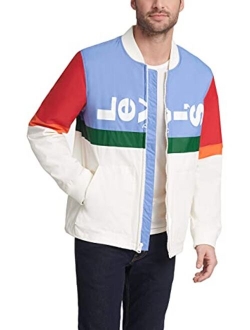 Men's Lightweight Retro Varsity Bomber Jacket