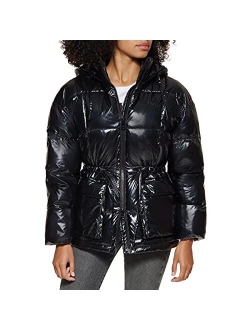 Women's Quilted Megan Hooded Puffer Jacket