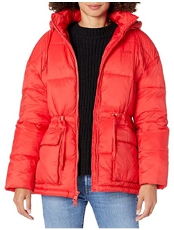 Women's Quilted Megan Hooded Puffer Jacket