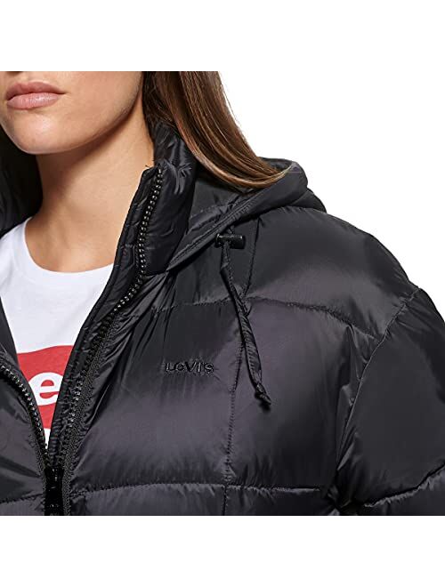 Levi's Women's Quilted Megan Hooded Puffer Jacket