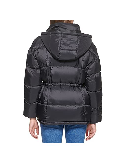 Levi's Women's Quilted Megan Hooded Puffer Jacket