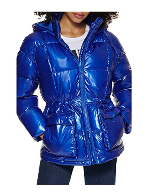 Levi's Women's Quilted Megan Hooded Puffer Jacket