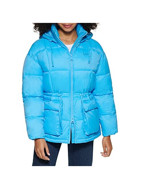 Levi's Women's Quilted Megan Hooded Puffer Jacket