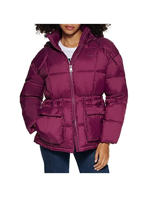 Levi's Women's Quilted Megan Hooded Puffer Jacket