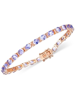 Macy's Sapphire Tennis Bracelet (14 ct. t.w.) in 14k Gold-Plated Sterling Silver (Also in Ruby, Emerald & Tanzanite)