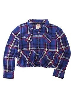 Kids Levi's Girls' Little Long Sleeve Button Up Shirt