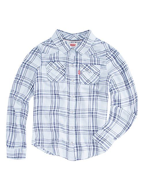 Levi'S Kids Levi's Girls' Little Long Sleeve Button Up Shirt