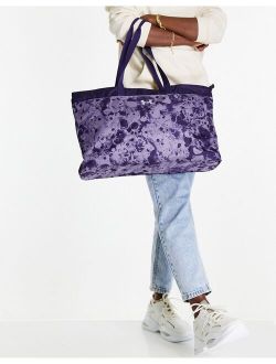 Favorite tote bag in purple marble