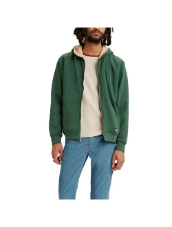 Men's Sherpa Lined Zip Up Hoodie