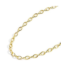 Jewelry Atelier Gold Chain Necklace Collection - 14K Solid Yellow Gold Filled Cable/Pendant Link Chain Necklaces for Women and Men with Different Sizes (2.0mm, 2.7mm, or 