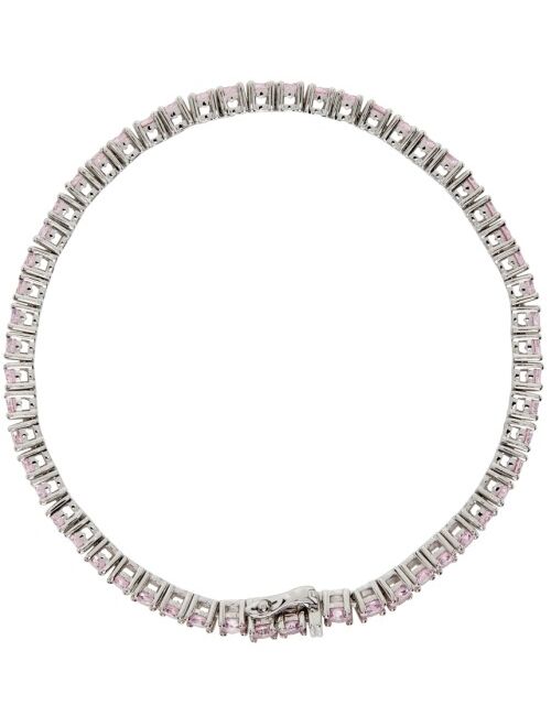 Hatton Labs Silver Rose Tennis Bracelet