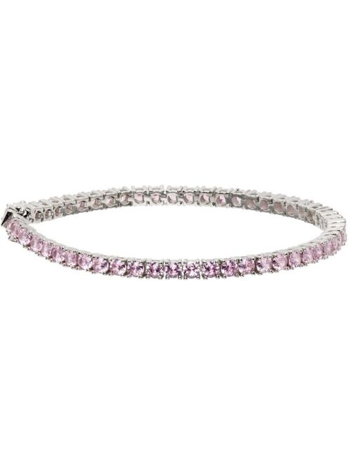 Hatton Labs Silver Rose Tennis Bracelet