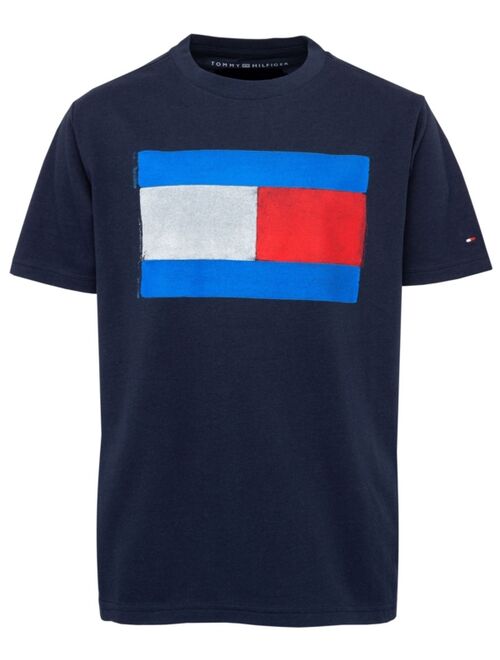 Tommy Hilfiger Little Boys Tommy Flag Graphic-Print T-Shirt