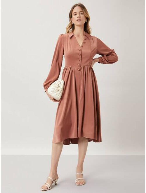 MOTF Premium Flowy Shirt Dress