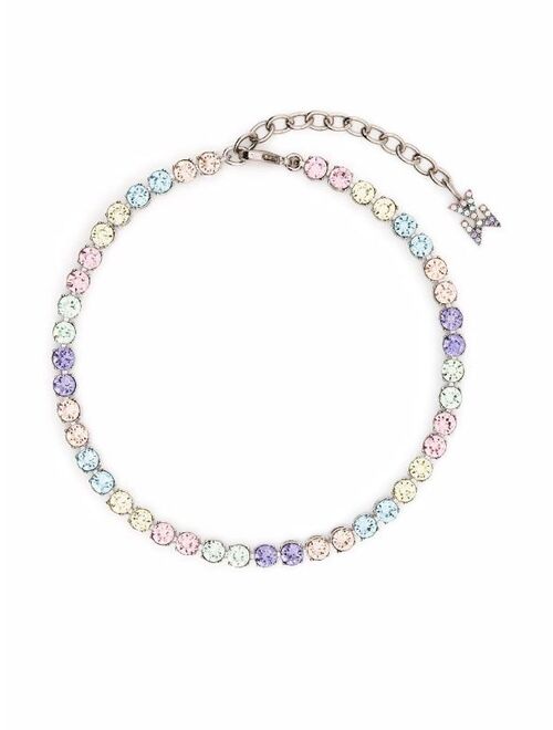 Amina Muaddi crystal-embellished bracelet