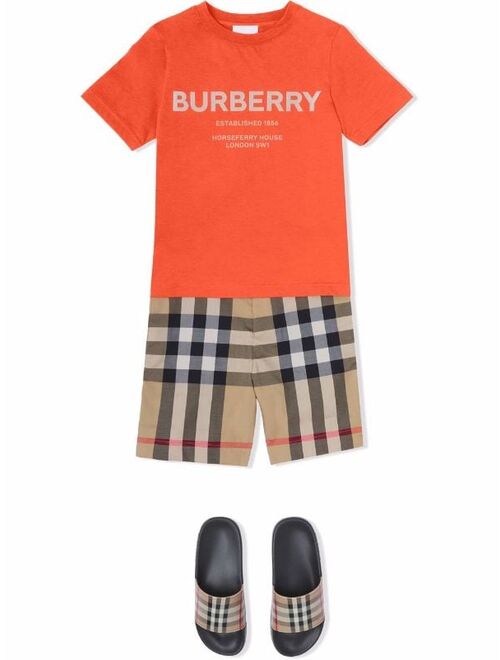 Burberry Kids Horseferry print short-sleeve T-shirt