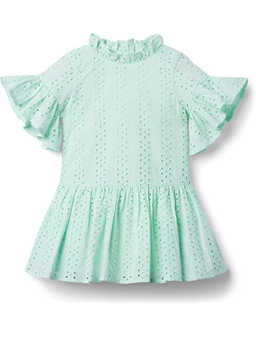 Janie and Jack Eyelet Dress (Toddler/Little Kids/Big Kids)