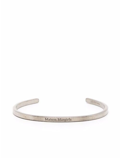 Maison Margiela logo-engraved cuff