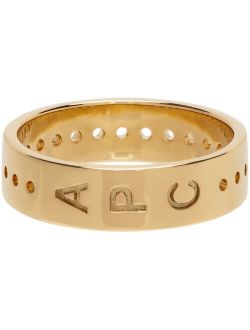 A.P.C. Gold Fine Concert Ring