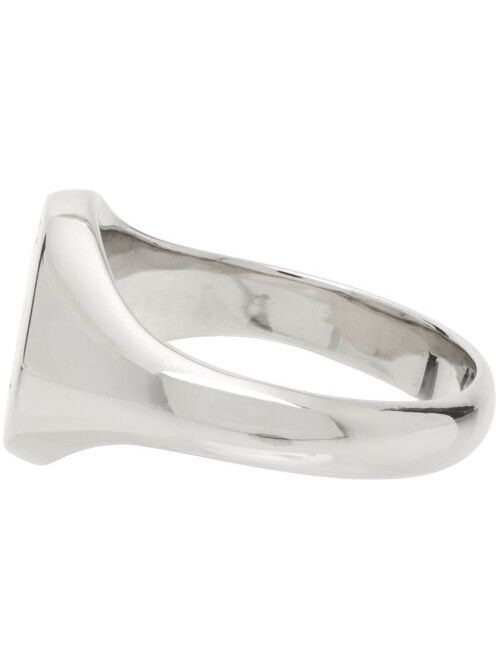 Ernest W. Baker Silver EWB Ring