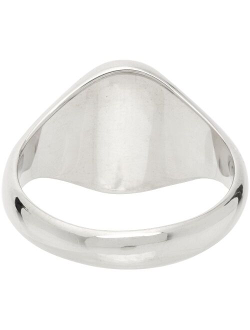 Ernest W. Baker Silver EWB Ring